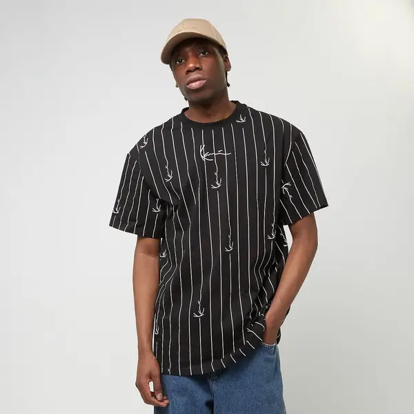 Karl Kani Small Signature Logo Pinstripe Tee