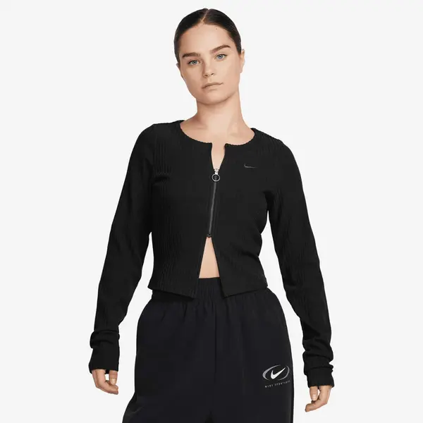 Nike Sportswear Chill Knit Rib Full-Zip Cardigan