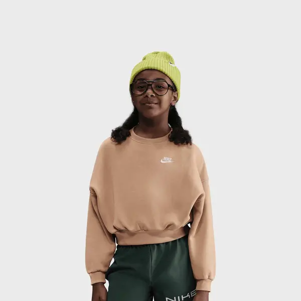 Nike Sportswear Club Fleece Boxy Crew-Neck Sweatshirt