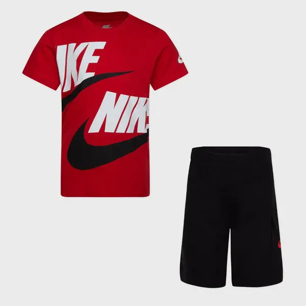 Nike Sportswear High Brand Read Cargo Shorts Set (2 Piece)