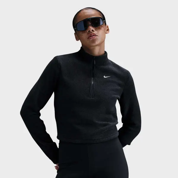Nike Sportswear Phoenix Plush Slim Long-Sleeve Cozy Fleece 1/2-Zip Top