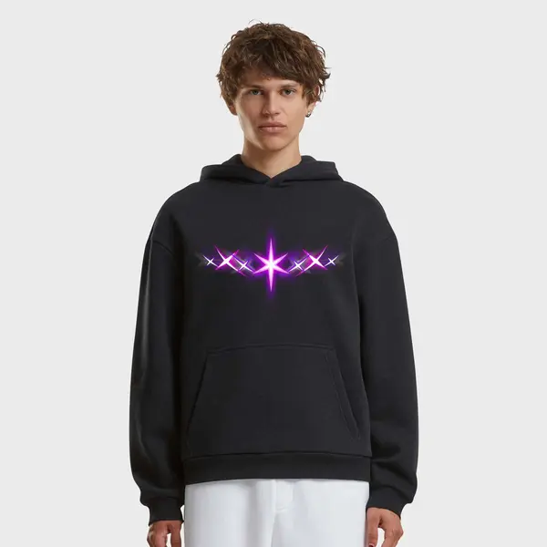 mister tee Startlights Fluffy Hoody