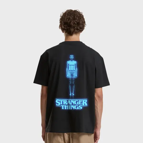 mister tee Stranger Things Eleven Bitmap Loose Tee