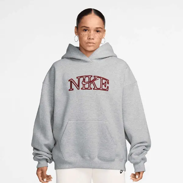 Nike Studio Fleece Oversized Logo Hoodie