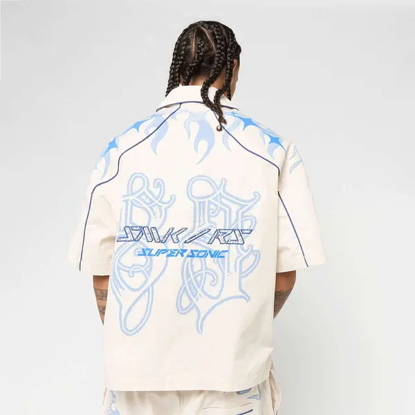 Smoke Rise SUPER SONIC WOVEN SHIRT CAROLINA BLUE