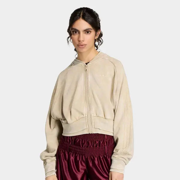 adidas Originals Superstar Double Layered Cropped Track Top