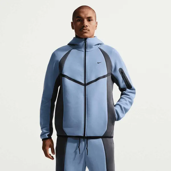 Nike Tech Color-Block Full-Zip Fleece Windrunner Jacket