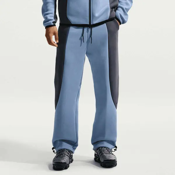 Nike Tech Color-Block Open-Hem Fleece Pants