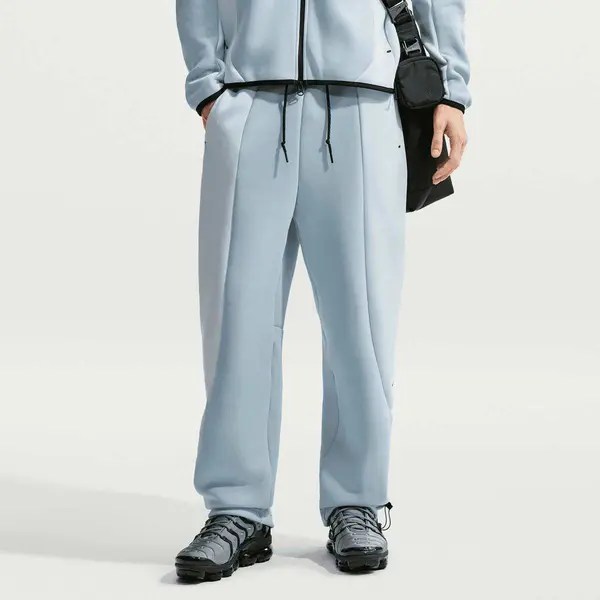 Nike Tech Color-Block Open-Hem Fleece Pants