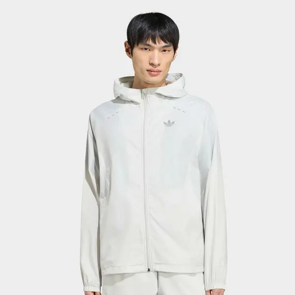 adidas Originals Tech Trefoil Essentials Hooded Full Zip Track Top