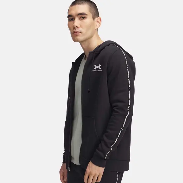 Under Armour UA Icon Fleece FZ Taping black