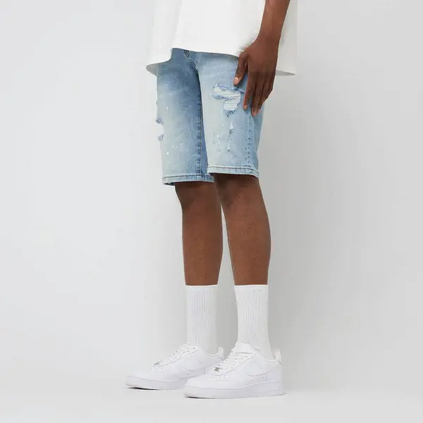 2Y STUDIOS Victor Ripped Slim Fit Shorts