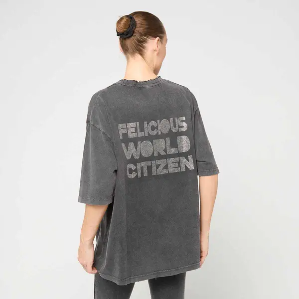Felicious Vinatge Oversize T-Shirt Rhinestones