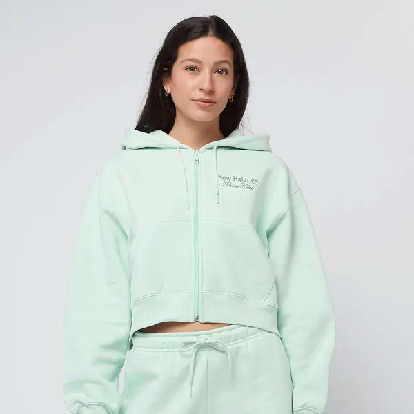 New Balance Waist Length Full Zip Hoodie