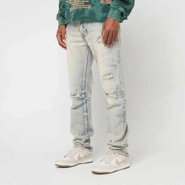 Smoke Rise Wave Effect Jeans