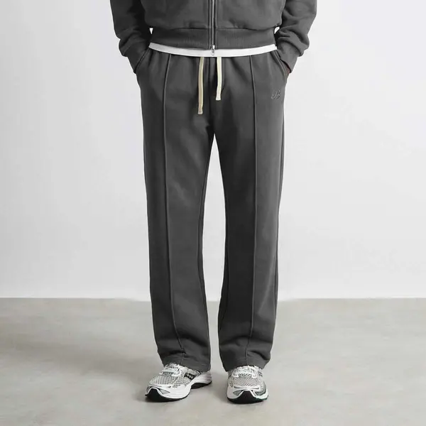 Burocs Wide Leg Seam Sweatpants
