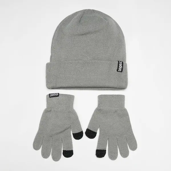 SNIPES Woven Label Basic Junior Knit Set off white