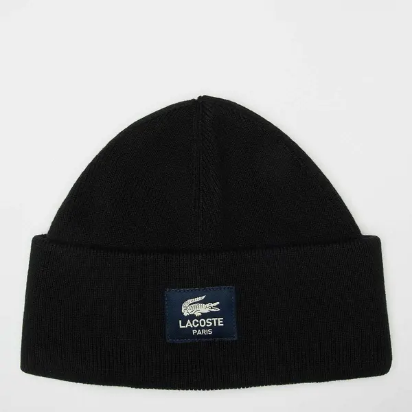 Lacoste Woven Label Beanie