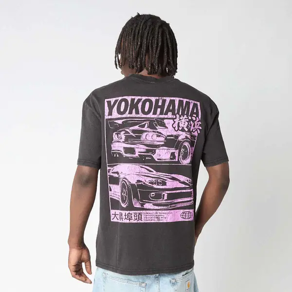 mister tee Yokohama Vintage Oversize Tee