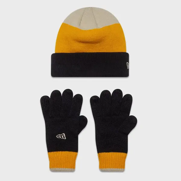 new era Youth Stripe Beanie Set (2 Piece)