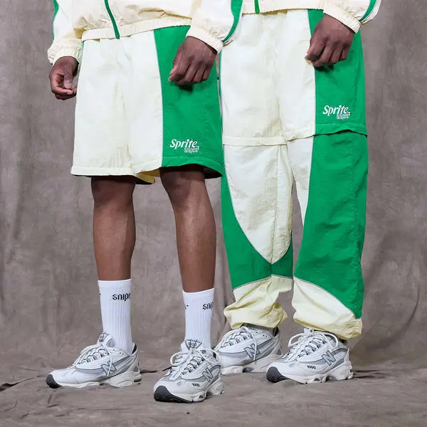 Sprite x SNIPES Zip Off Colorblock Track Pants