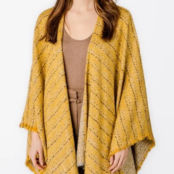 Abbacino Abbacino  Šalovi, pašmine i marame Poncho Mujer Modèle 90724ab  Abbacino