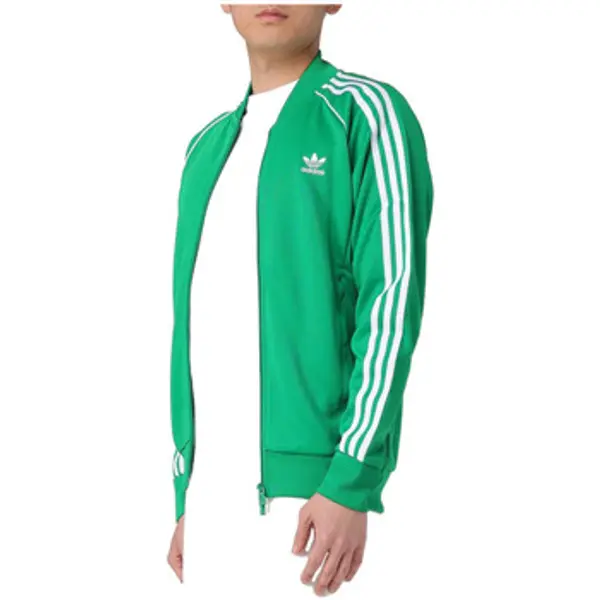 adidas adidas  Gornji dijelovi trenirke Veste  Adicolor Classics SST en vert et blanc  adidas