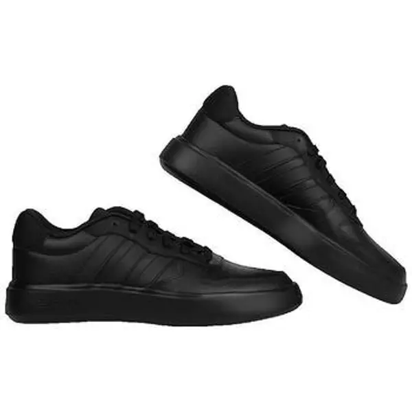 adidas adidas  Modne tenisice Chaussures  Litecourt en cuir naturel Noir  adidas