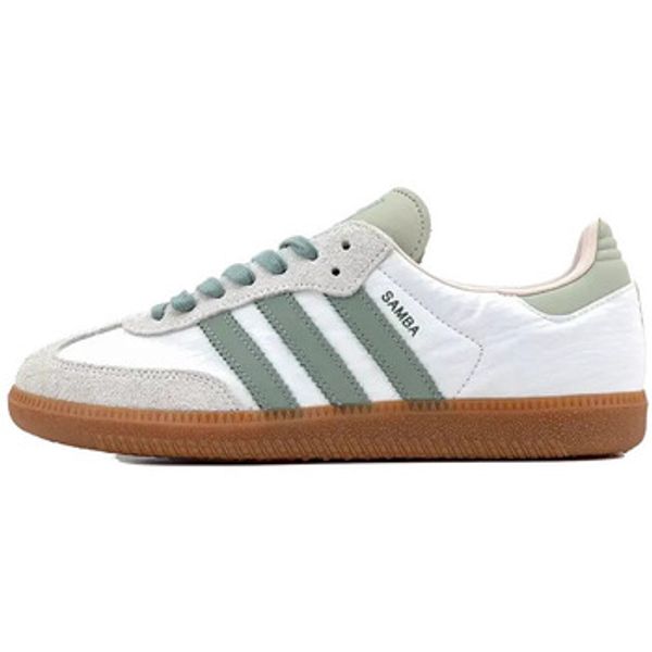 adidas adidas  Modne tenisice Samba OG  Cloud White Silver Green  adidas