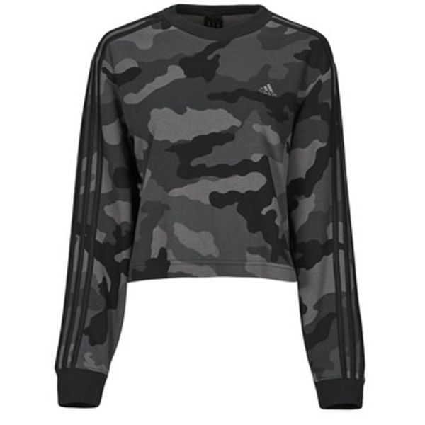 adidas adidas  Sportske majice Essentials 3-Stripes Camo-Print Cropped Sweatshirt  adidas