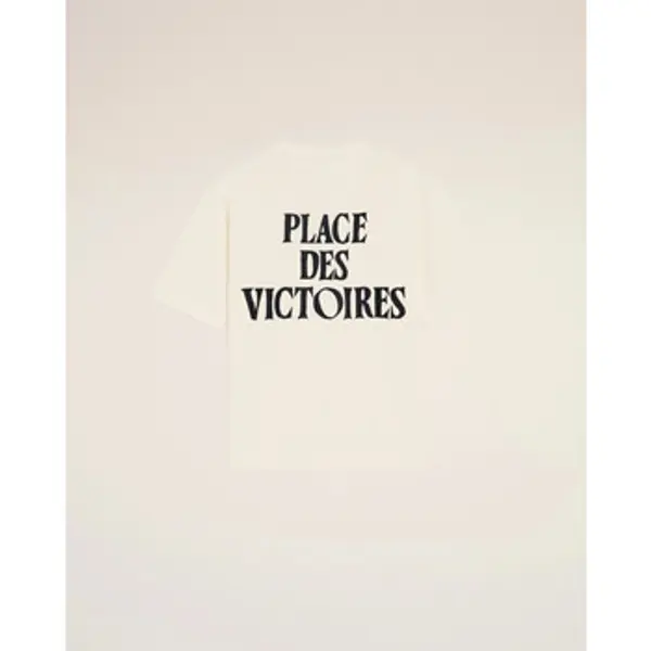 Ami Paris Ami Paris  Majice / Polo majice T-SHIRT UTS387.726.136 BLANC CREME  Ami Paris