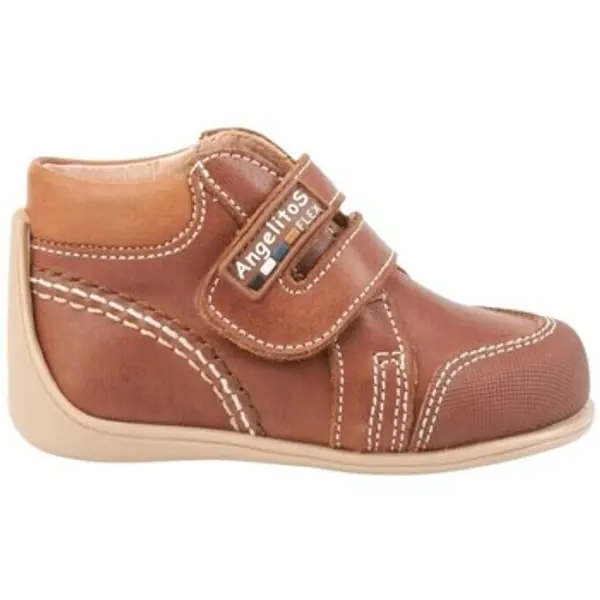 Angelitos Angelitos  Čizme 610 BOTA VELCRO Marrón  Angelitos