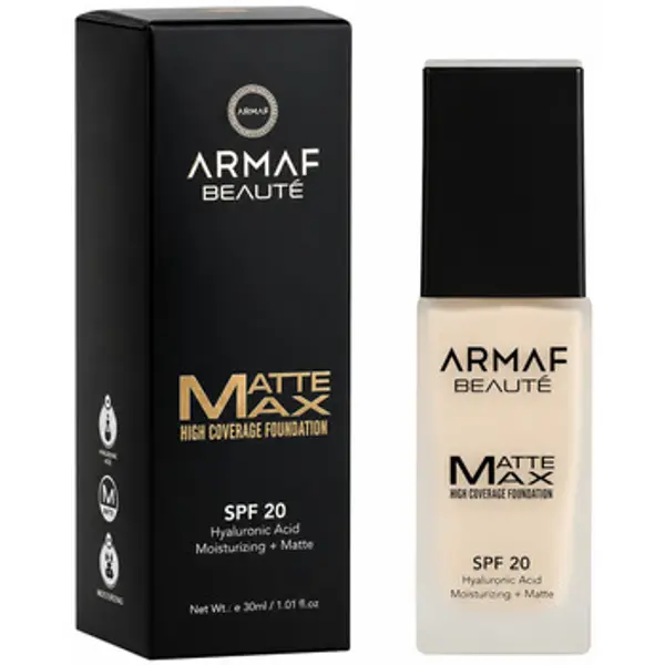 Armaf Armaf  Tekući puderi i primeri Matte Max High Coverage Foundation SPF 20 - 05 Warm Bei  Armaf