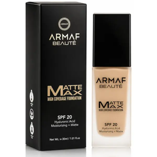 Armaf Armaf  Tekući puderi i primeri Matte Max High Coverage Foundation SPF 20 - 09 Tan  Armaf