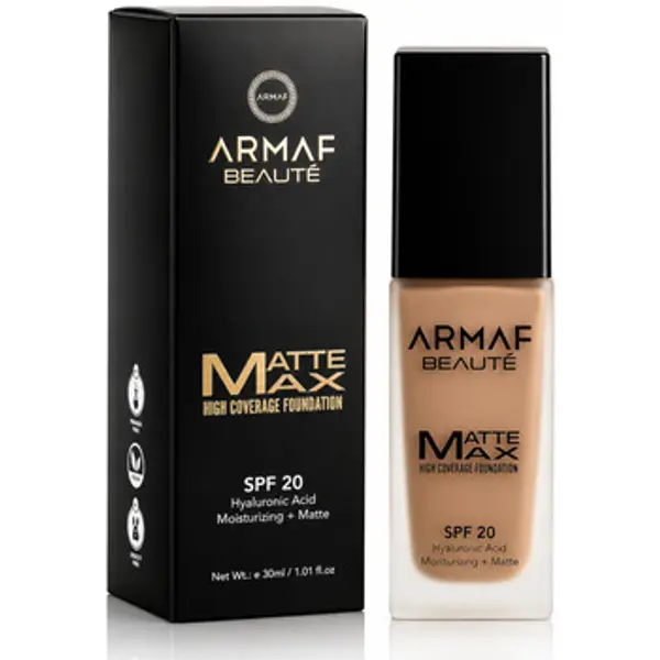 Armaf Armaf  Tekući puderi i primeri Matte Max High Coverage Foundation SPF 20 - 12 Chestnut  Armaf