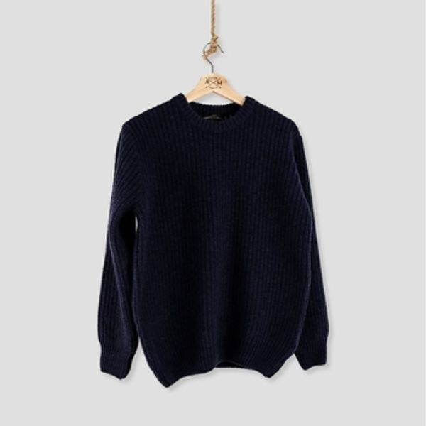 Armazém Das Malhas Armazém Das Malhas  Puloveri ARMAZÉM DAS MALHAS Chunky Knit - Navy  Armazém Das Malhas