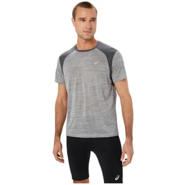 Asics Asics  Majice kratkih rukava T-shirt  Road SS Top gris respirant  Asics