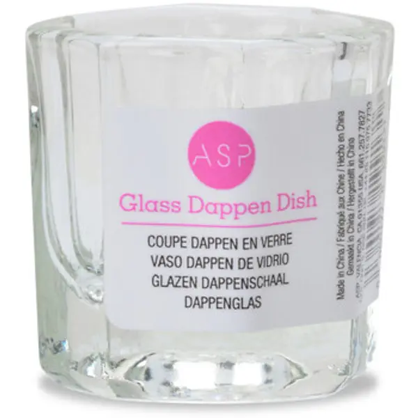 Asp Asp  Pribor za nokte Glass Dappen Dish for Manicure  Asp