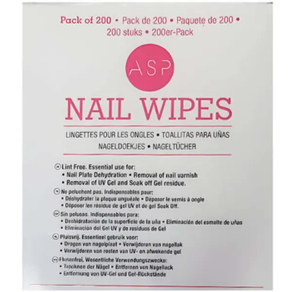 Asp Asp  Pribor za nokte Nail Wipes 200 pcs  Asp