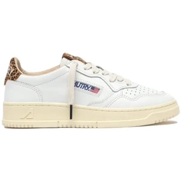 Autry Autry  Niske tenisice Medalist Low Leather W - White/Leopard  Autry
