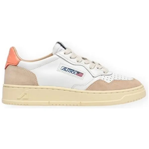 Autry Autry  Niske tenisice Medalist Low Suede W - White/Peach Pink  Autry