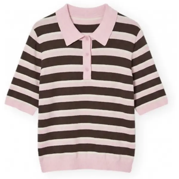 Aware Aware  Polo majice kratkih rukava Polo Oline - Parfait Pink/Sugar Swizz  Aware