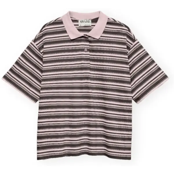 Aware Aware  Topovi i bluze Polo Maren 2/4 - Parfait Pink/Chocolate  Aware