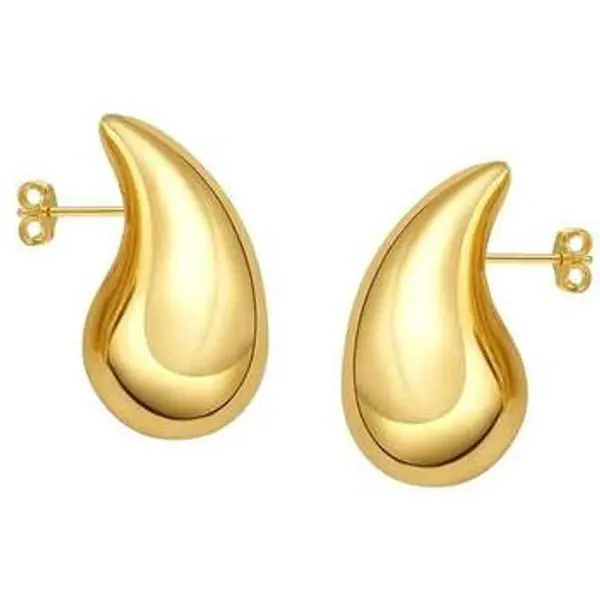 Bibei Bibei  Naušnice BIPE056-BAÑO DORADO  Bibei