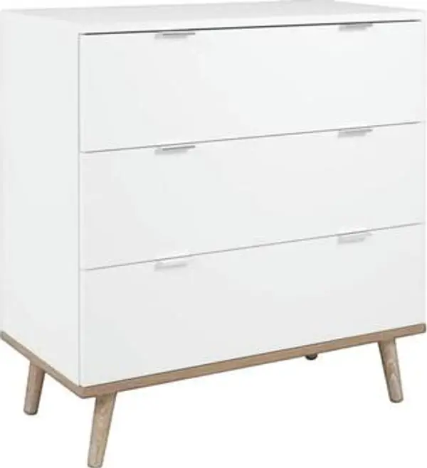 Bigbuy Bigbuy  Komode Commode  Göteborg Blanc et Chêne Sonoma  Bigbuy