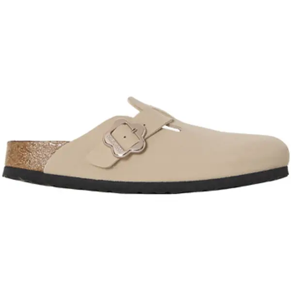 BIRKENSTOCK BIRKENSTOCK  Klompe Sandales  Boston Flower Buckle beige  BIRKENSTOCK