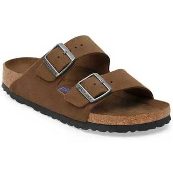 BIRKENSTOCK BIRKENSTOCK  Natikače Arizona soft footbed suede leather  BIRKENSTOCK