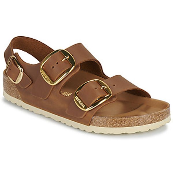 BIRKENSTOCK BIRKENSTOCK  Natikače Milano Big Buckle LEOI Cognac HEX  BIRKENSTOCK