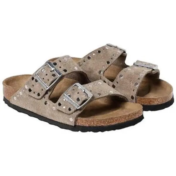BIRKENSTOCK BIRKENSTOCK  Natikače Sandales  Arizona Rivet en cuir nubuck taupe  BIRKENSTOCK