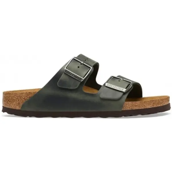 BIRKENSTOCK BIRKENSTOCK  Sandale i polusandale Arizona Natural Oiled Leather Narrow - Thyme  BIRKENSTOCK